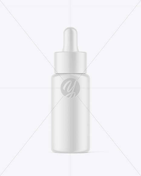 Matte Dropper Bottle Mockup