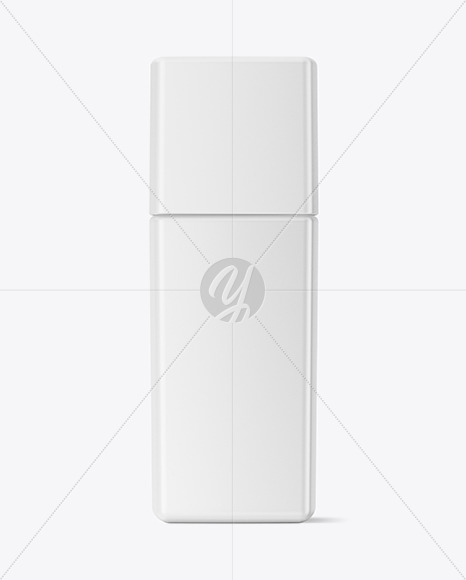 Matte Glass Cosmetic Bottle Mockup