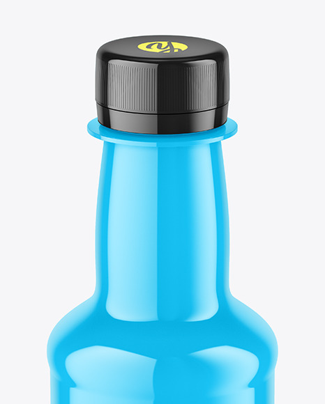 Glossy Bottle Mockup