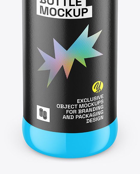 Glossy Bottle Mockup