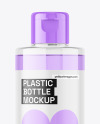 Clear Plastic Bottle Mockup