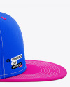 Snapback Cap Mockup - Side View