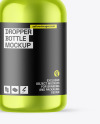 Metallic Dropper Bottle Mockup