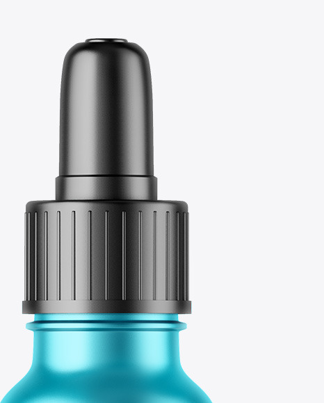 Matte Metallic Dropper Bottle Mockup Matte Metallic Dropper Bottle Mockup