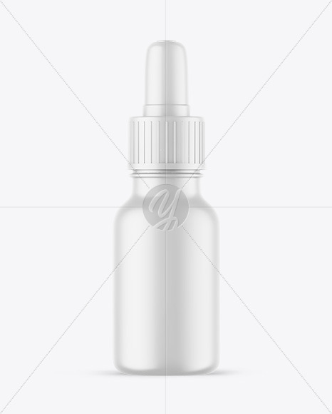 Matte Dropper Bottle Mockup