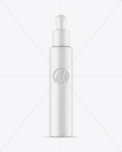 Matte Dropper Bottle Mockup