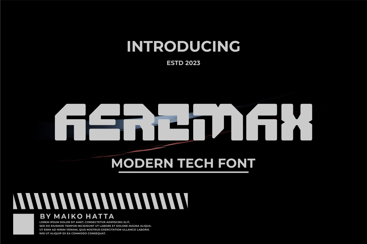 AEROMAX FONT AEROMAX FONT