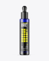 Blue Glass Dropper Bottle Mockup