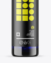 Blue Glass Dropper Bottle Mockup
