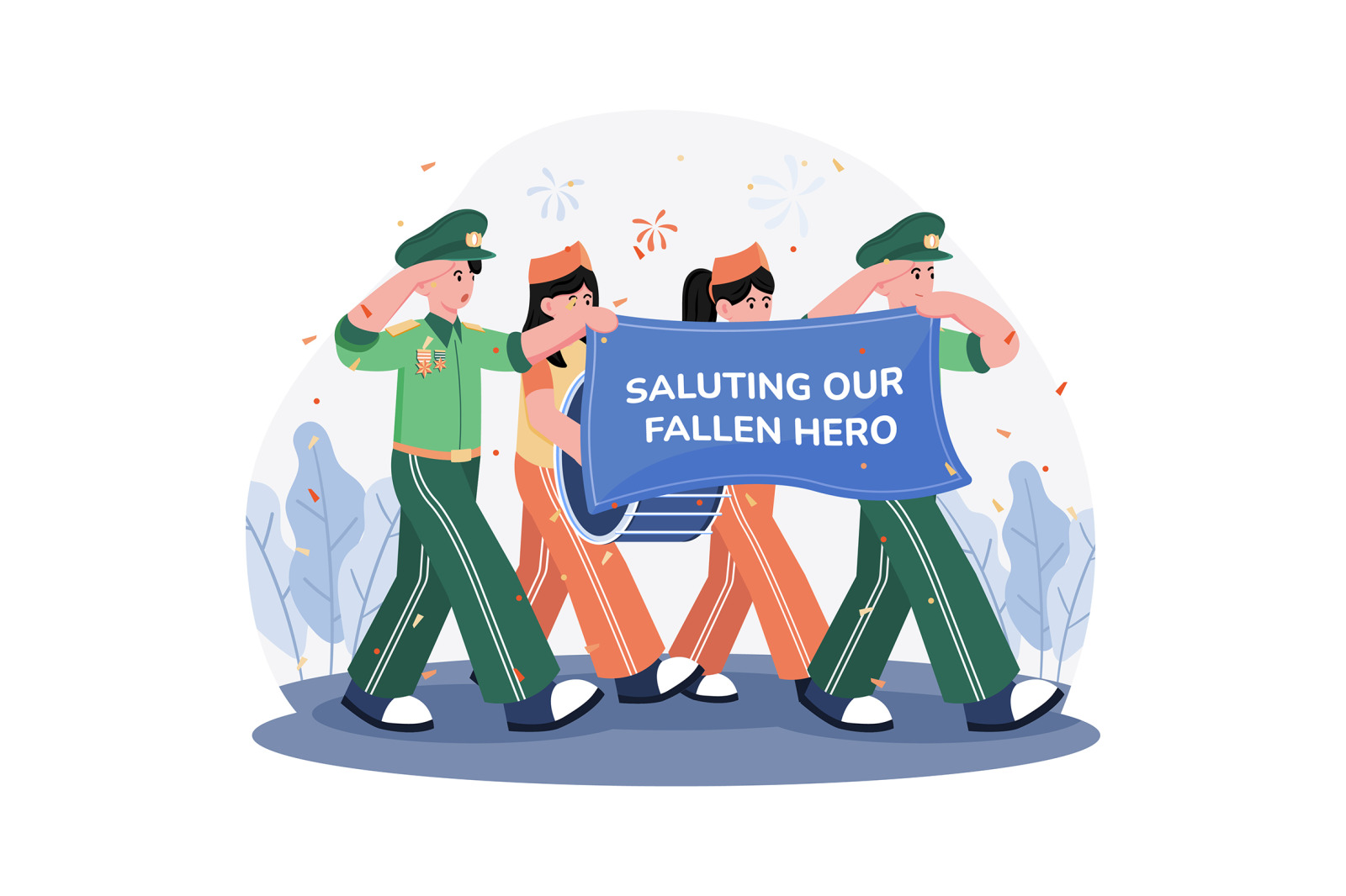M720_Memorial Day Illustration_Part 01 M720_Memorial Day Illustration_Part 01