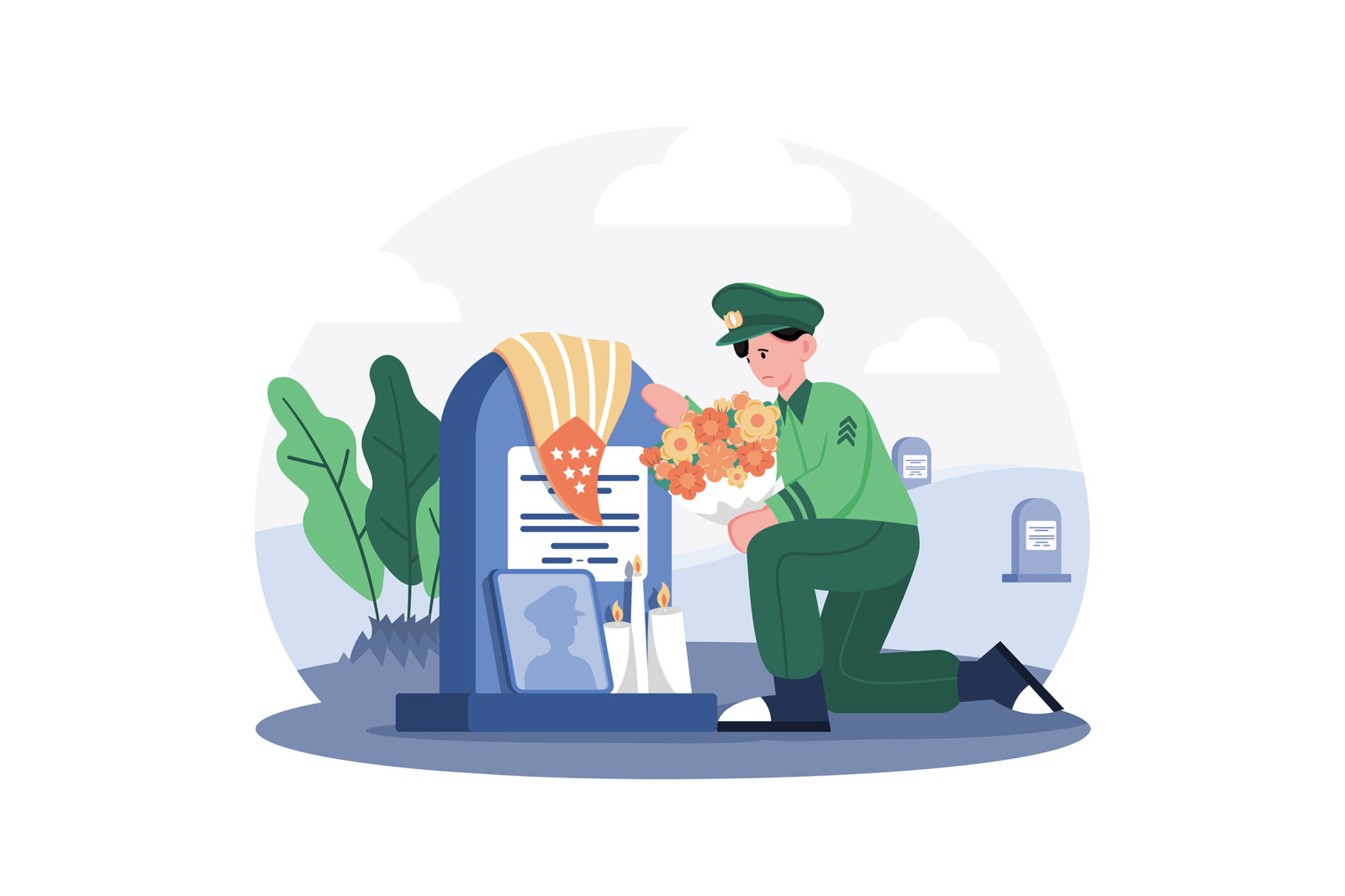 M720_Memorial Day Illustration_Part 01 M720_Memorial Day Illustration_Part 01