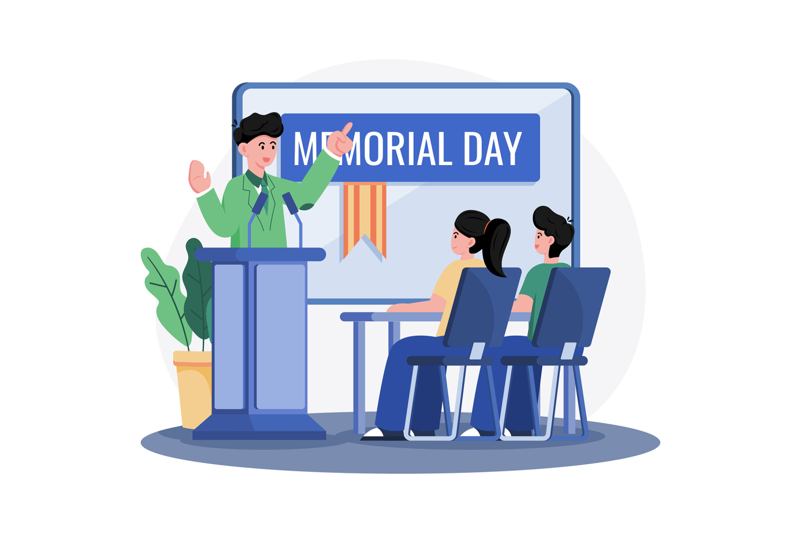 M720_Memorial Day Illustration_Part 01 M720_Memorial Day Illustration_Part 01