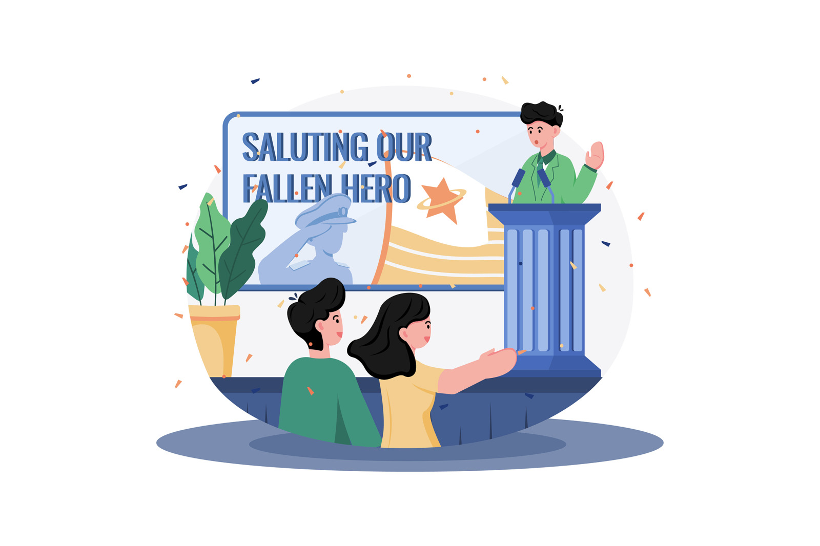 M720_Memorial Day Illustration_Part 01 M720_Memorial Day Illustration_Part 01