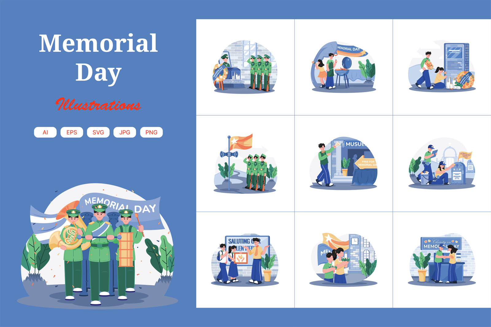 M720_Memorial Day Illustration_Part 02 M720_Memorial Day Illustration_Part 02