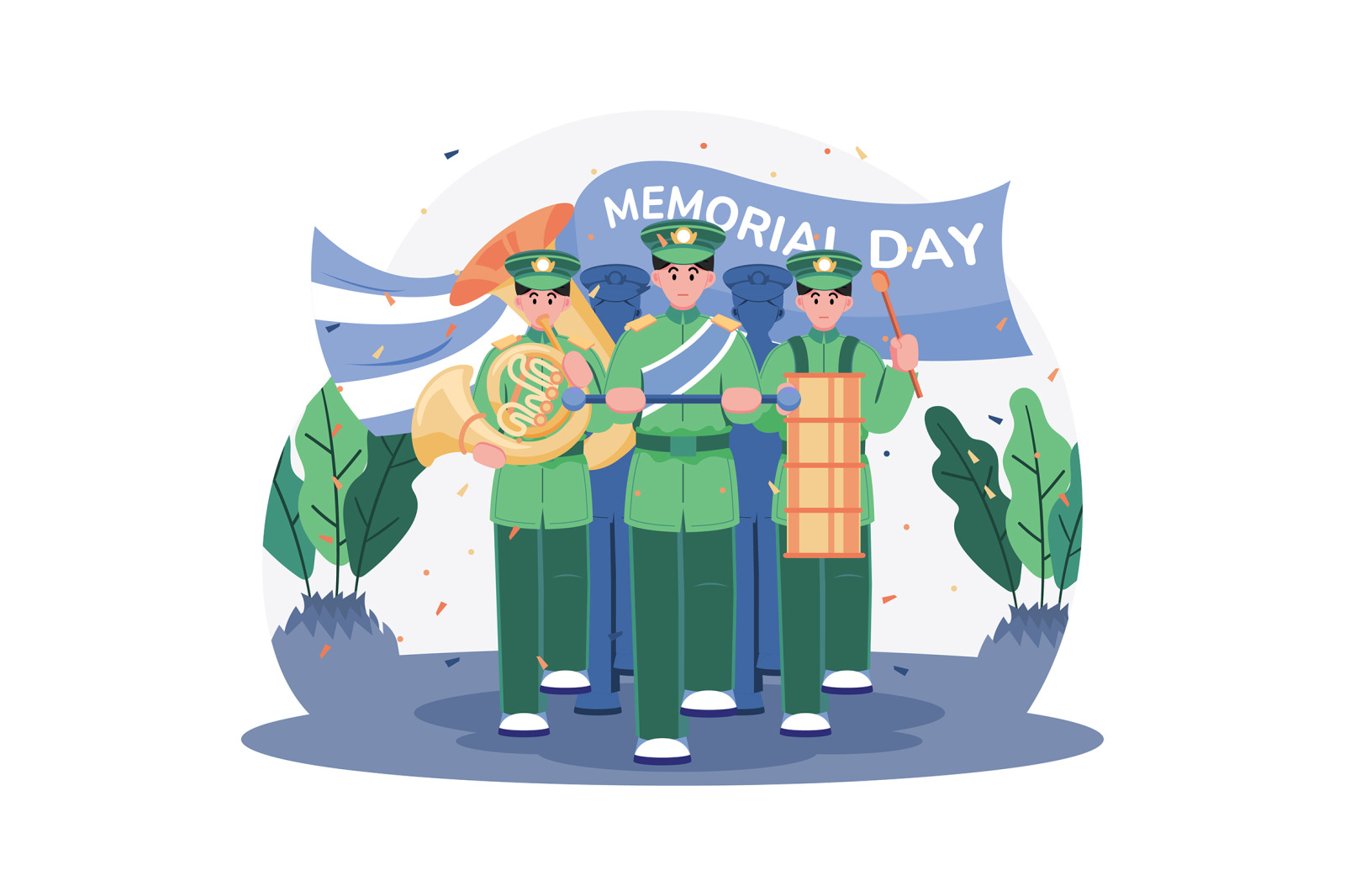 M720_Memorial Day Illustration_Part 02 M720_Memorial Day Illustration_Part 02