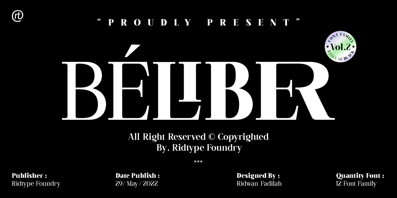 Beliber Font Family Beliber Font Family