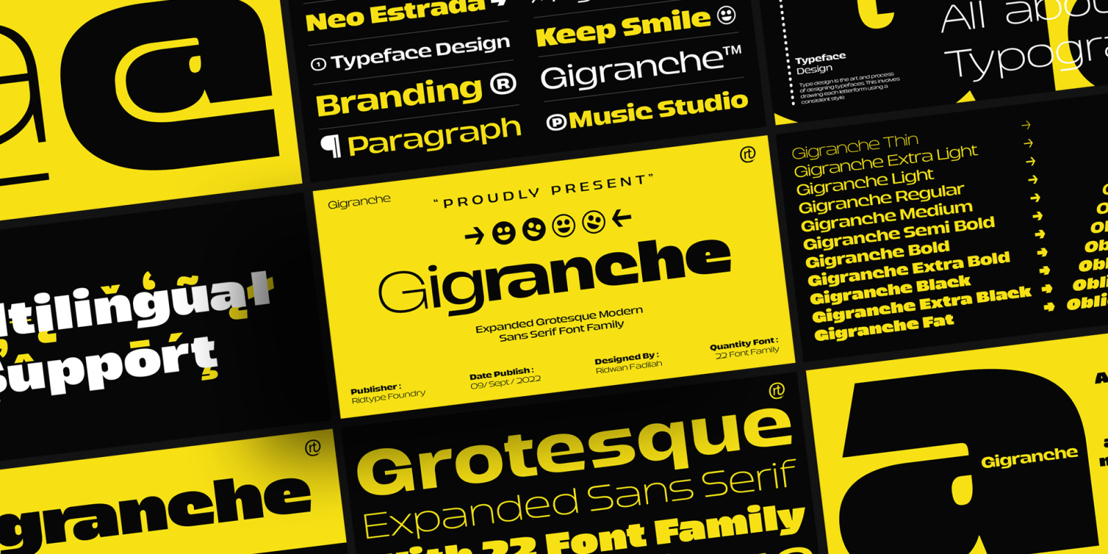 Gigranche Font Family Gigranche Font Family