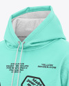 Oversize Hoodie Mockup - Half Side View