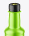 Matte Metallic Bottle Mockup