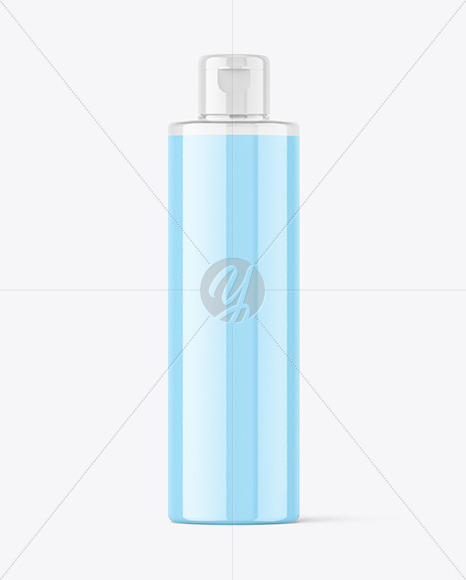 Clear Plastic Bottle Mockup