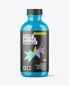 4oz Glossy Boston Bottle Mockup