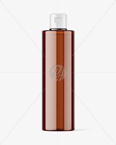 Amber Plastic Bottle Mockup Amber Plastic Bottle Mockup