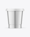 Glossy Metallic Cup Mockup