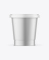 Matte Metallic Cup Mockup