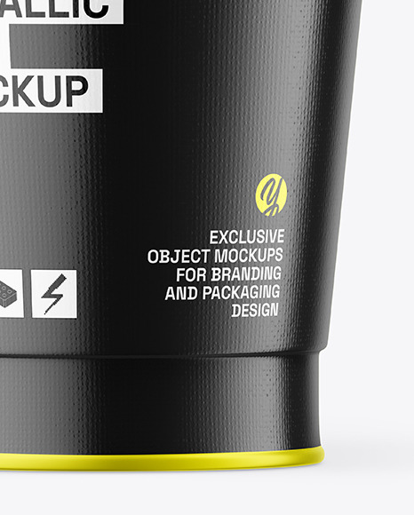 Matte Metallic Cup Mockup