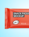 Glossy Snack Package Mockup