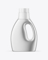 Glossy Metallic Detergent Bottle Mockup