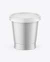Matte Metallic Cup Mockup