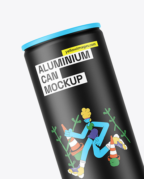 Three Matte Cans Mockup