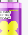 Clear Plastic Bottle Mockup