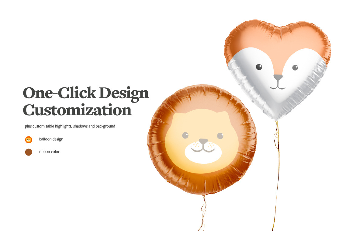 Foil Balloon Mockups Foil Balloon Mockups