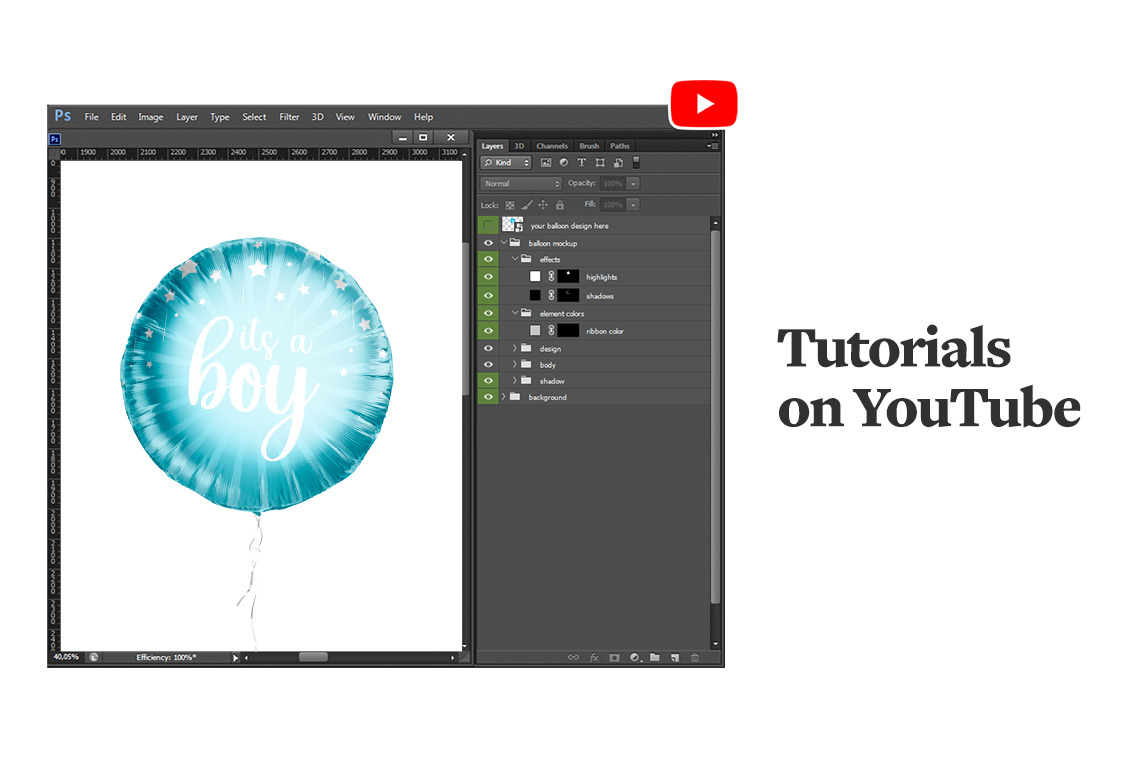 Foil Balloon Mockups Foil Balloon Mockups