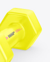 Two Glossy Dumbbells Mockup