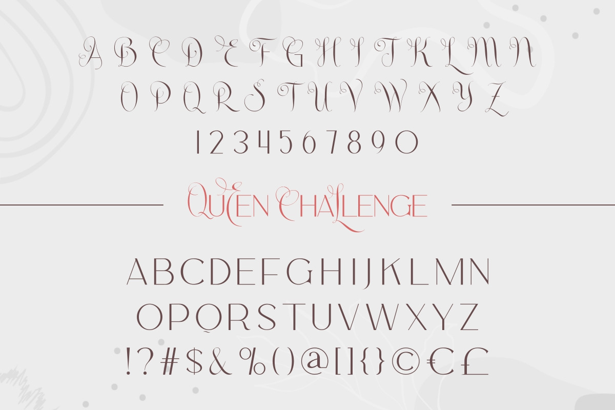 Queen Challenge Font