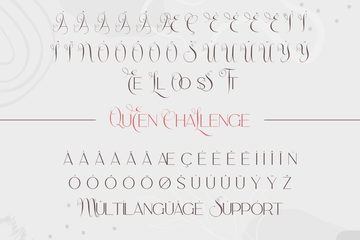 Queen Challenge Font