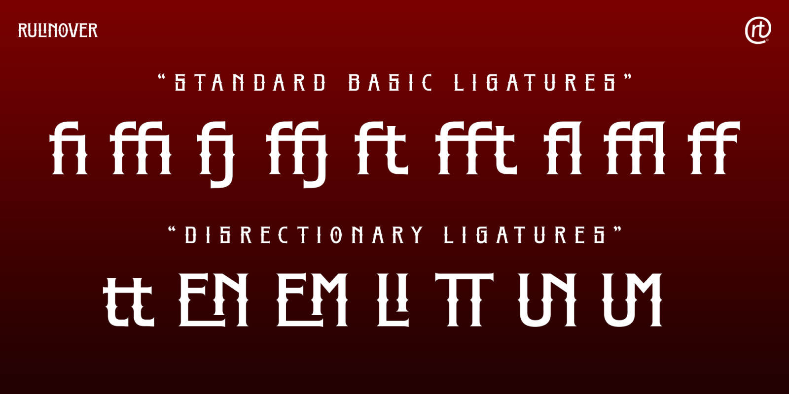 Rulinover - Gothic Serif Rulinover - Gothic Serif