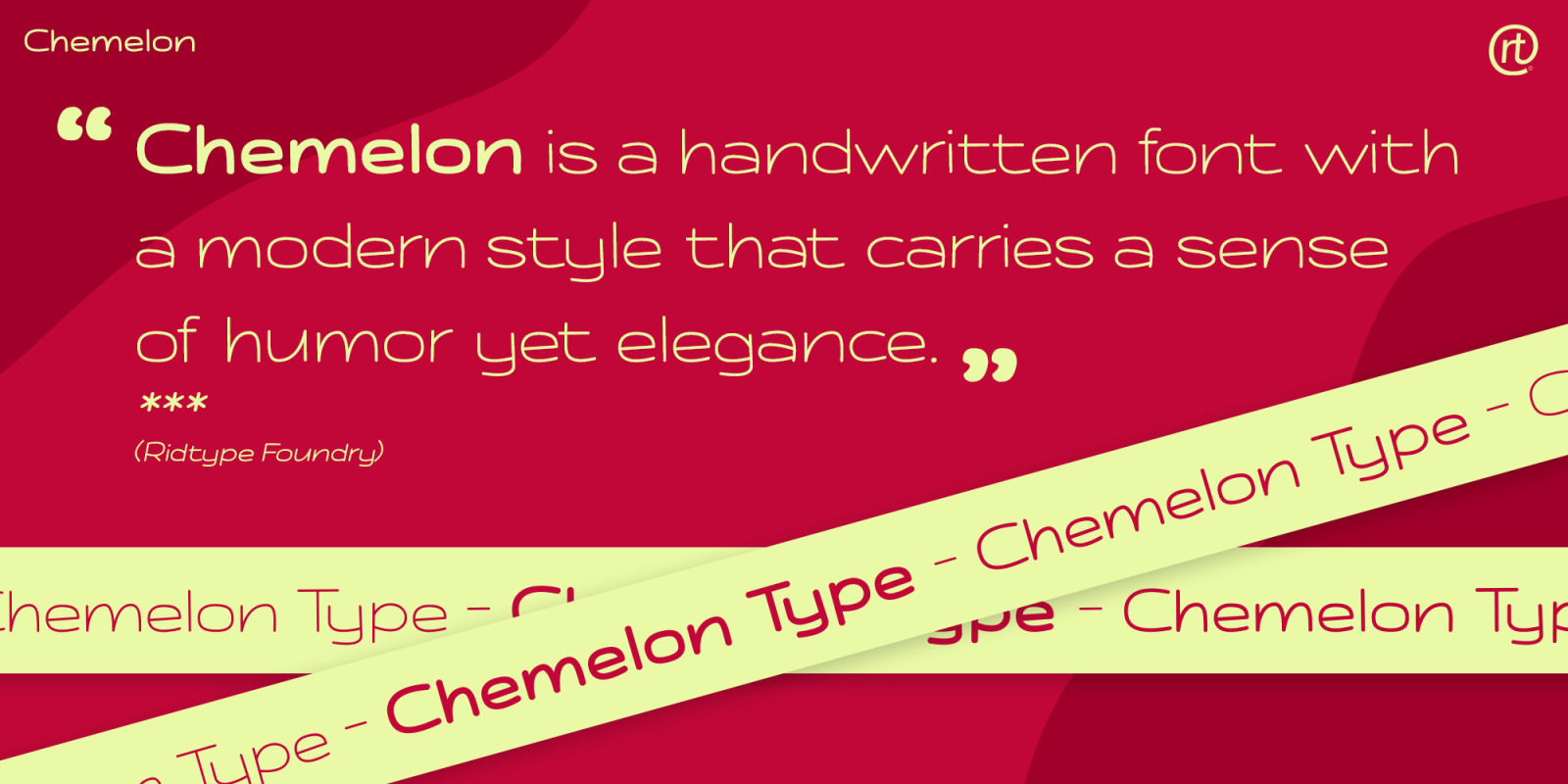 Chemelon Font Family