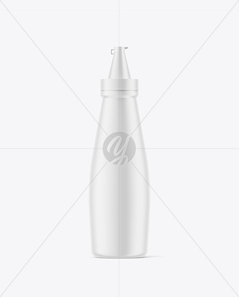 Matte Sauce Bottle Mockup