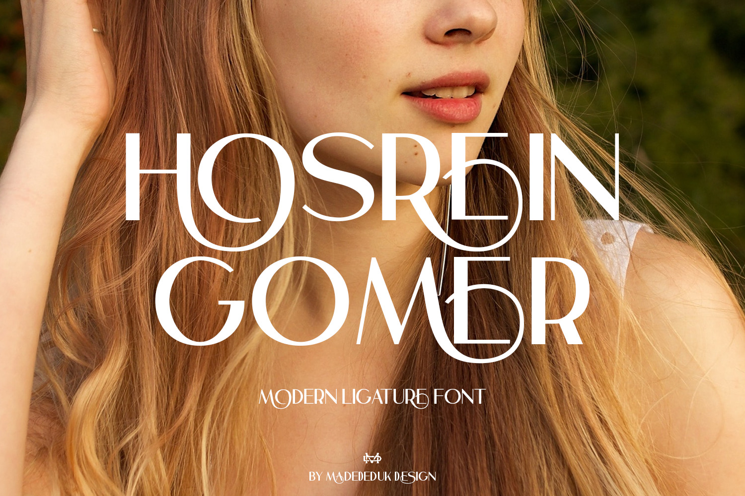 Hosrein Gomer - Modern Ligature Font Hosrein Gomer - Modern Ligature Font