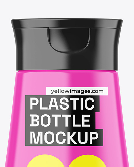 Glossy Cosmetic Bottle Mockup