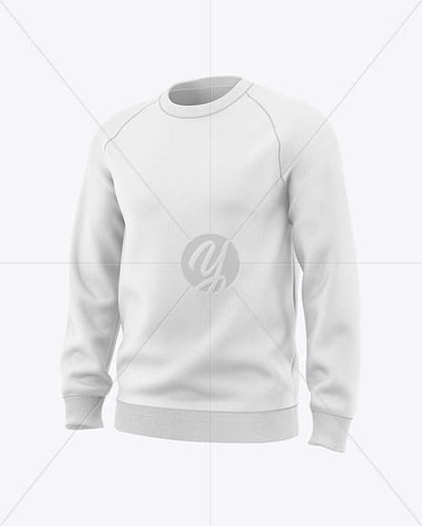 Men’s Sweatshirt Mockup - Half Side View