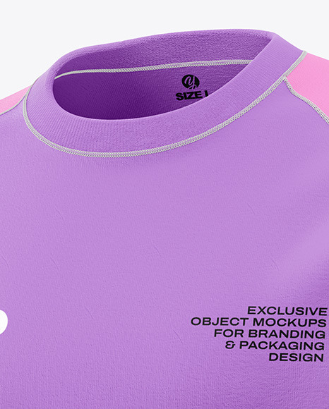 Men’s Sweatshirt Mockup - Half Side View