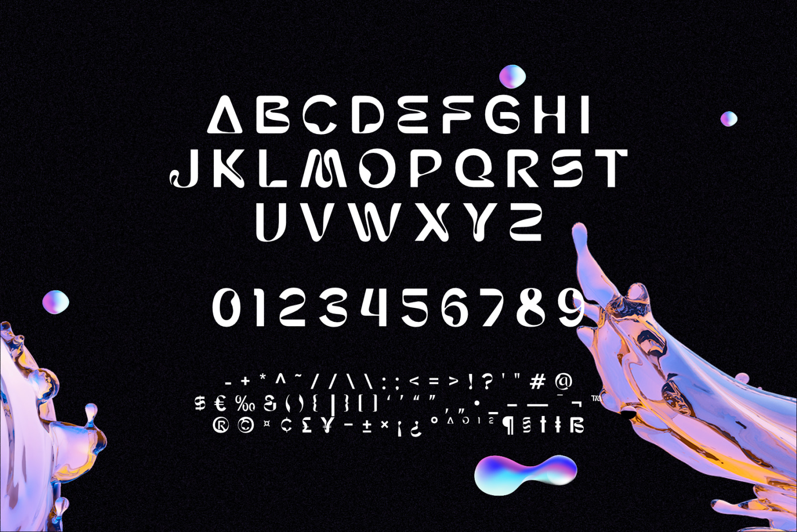 Boren - Liquid Font