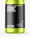 Metallic Dropper Bottle Mockup