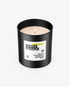 Matte Candle Mockup