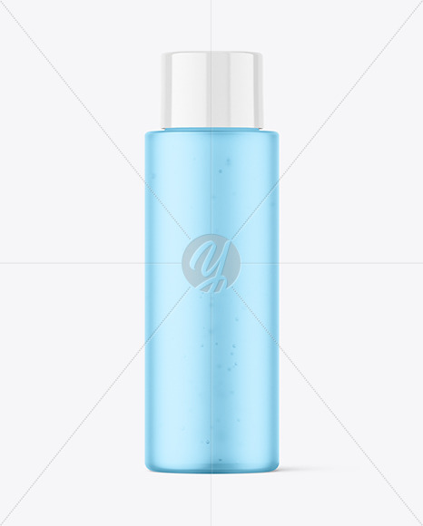 Frosted Plastic Bottle Mockup